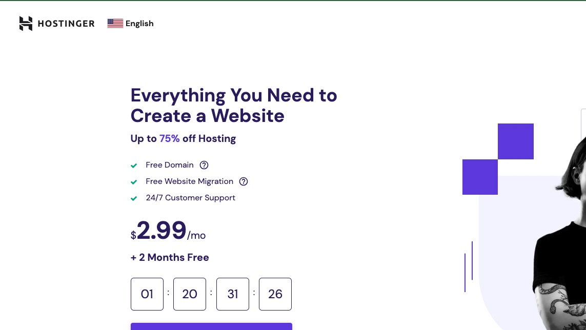 hostinger website